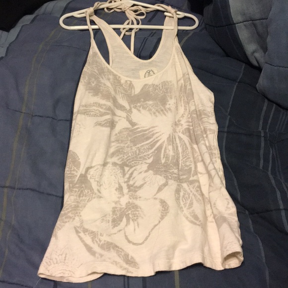 American Eagle White And Grey Floral Camisole 🦅 - Picture 5 of 5